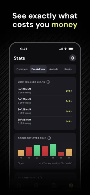Blackjack Guru: Card Counting iPhone screenshot 5
