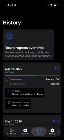 LifeScore Daily Screenshot 4 of 9