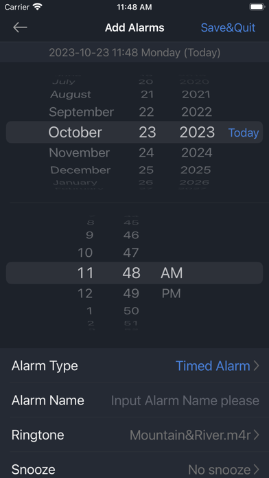 Dr. Alarm-schedule manager Screenshot