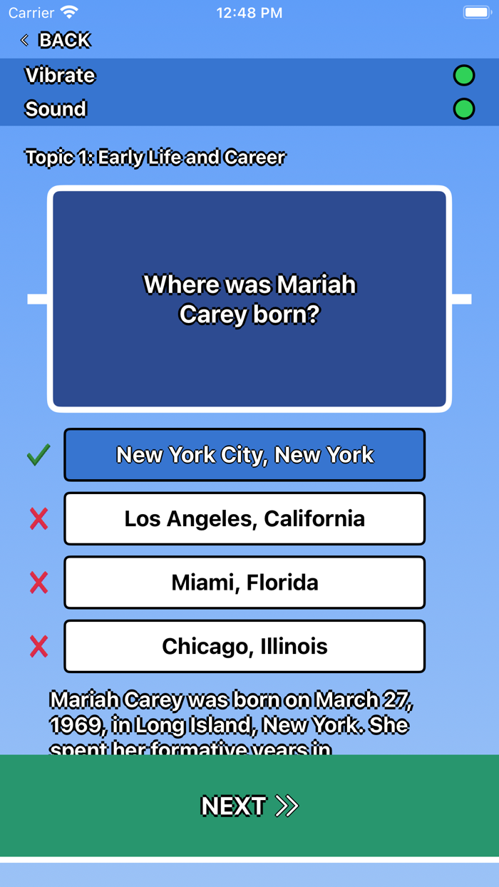 Mariah Carey Trivia