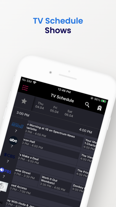 USA TV Guide - USA TV Listings Screenshot