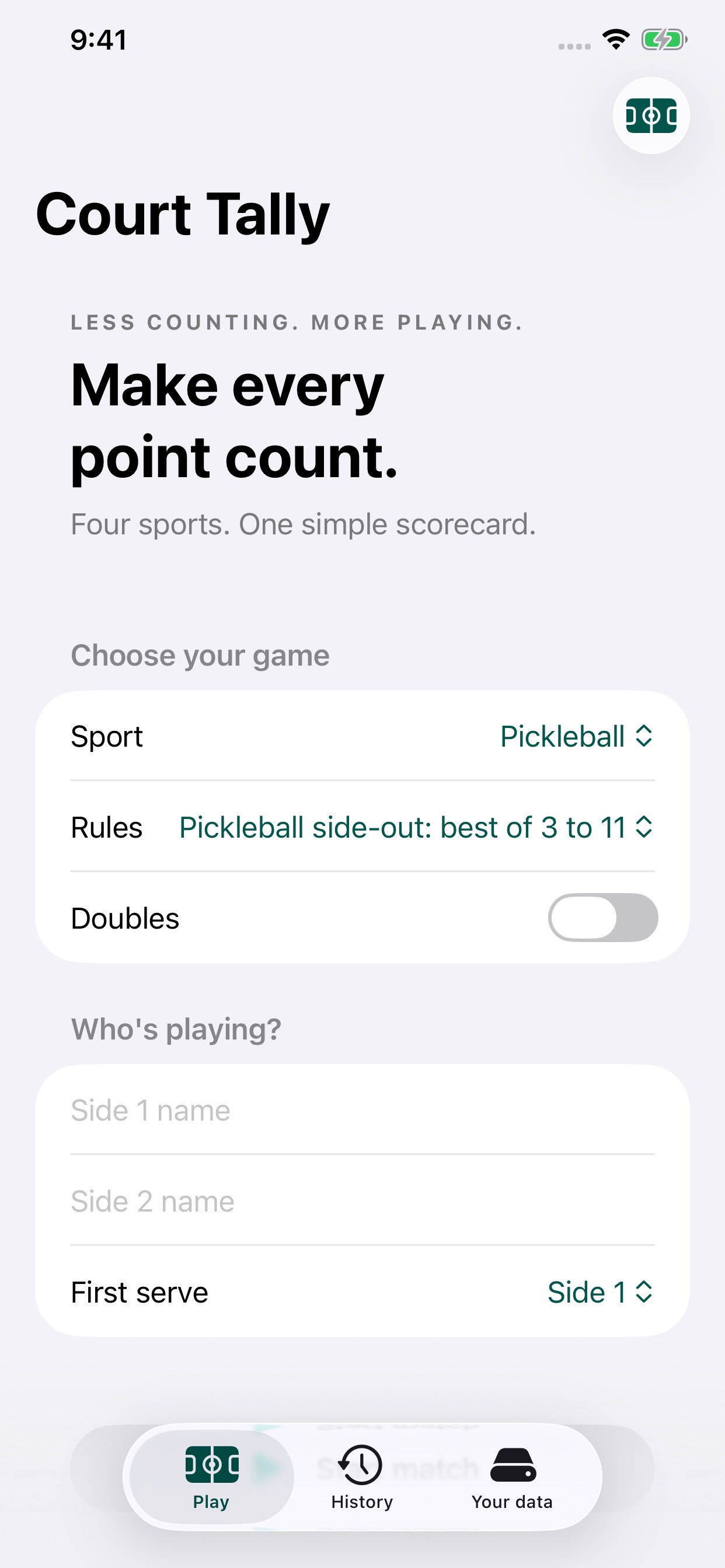 Screenshot 4 of Infinityball Court Tally