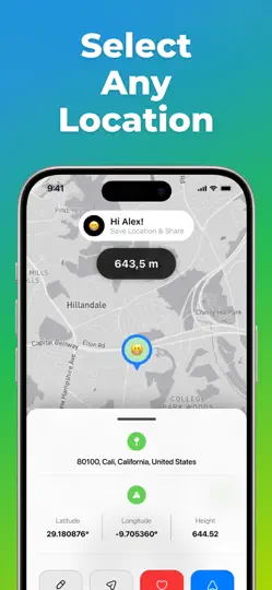 Location Changer: Loc Saver iPhone Ekran Görüntüsü 2