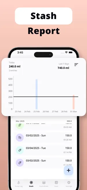 Breast Pumping Tracker - Lacta screenshot 4
