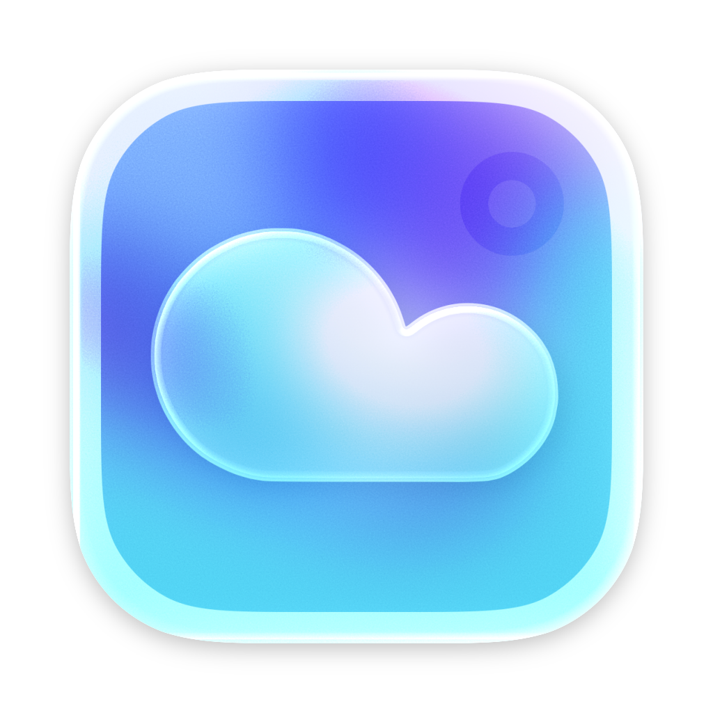 Mercury Weather Mac app icon, 1024 × 1024