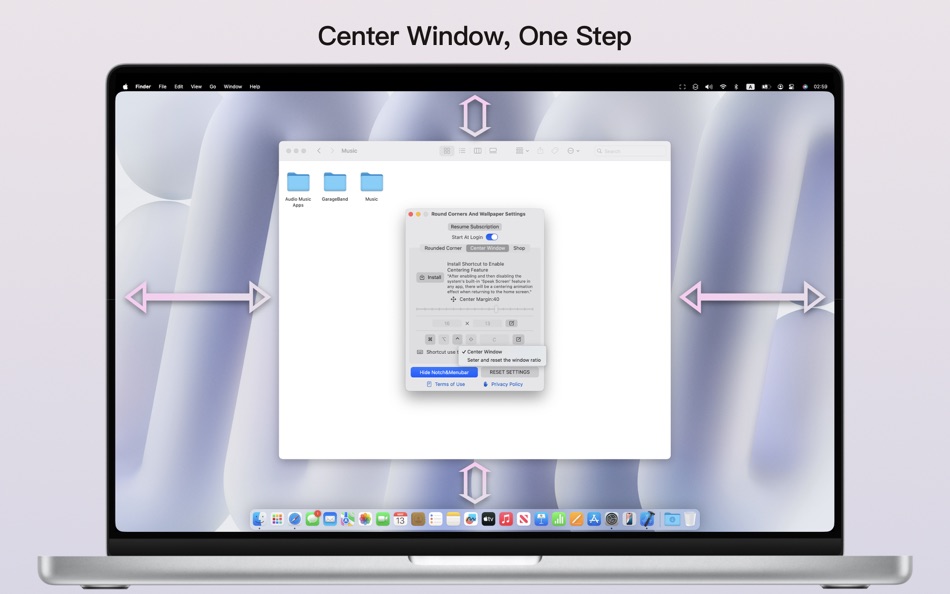 #4. Hide Notch · Rounded Corner (macOS) 由: 志远 刘