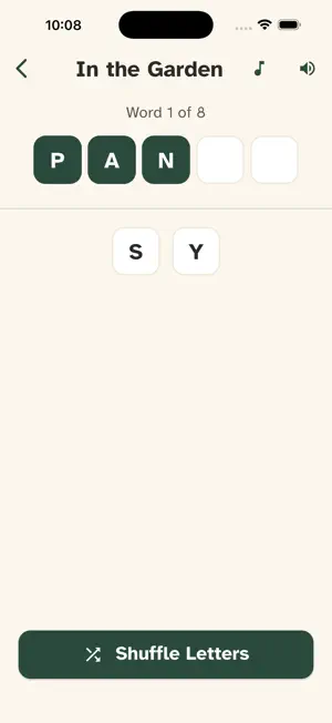 Word Scramble: Cloverbrook screenshot 2
