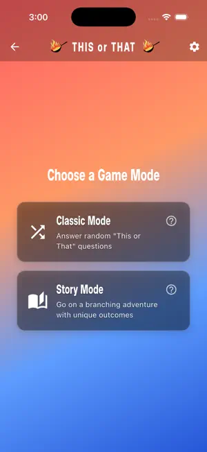 The This or That Game screenshot 2
