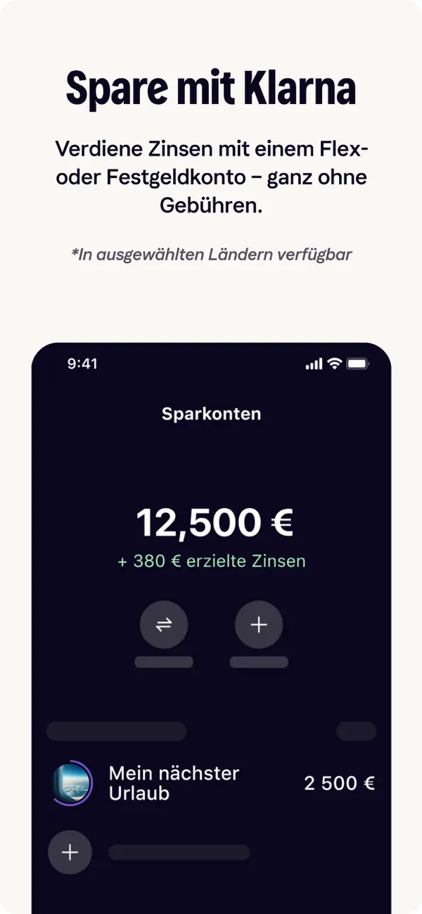 Klarna: Verwalte Geld smarter Screenshot 6