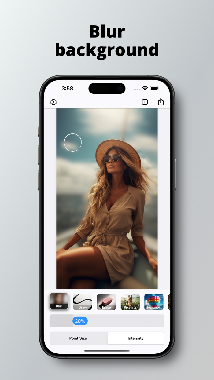 Point Blurr Background Filter