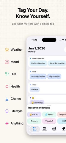 TagFlow - Daily Life Tracker screenshot