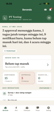 Akar Workspace screenshot
