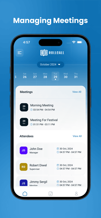 RollCall Meetings Screenshot 2 of 3