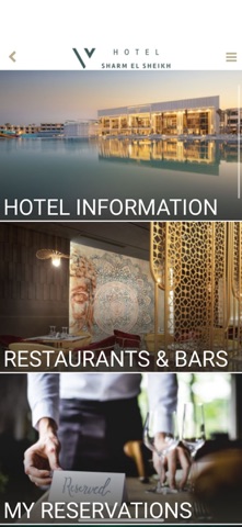 V Hotels screenshot