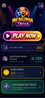 Mr Baldman Trivia screenshot 1
