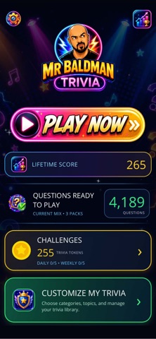 Mr Baldman Trivia screenshot 1