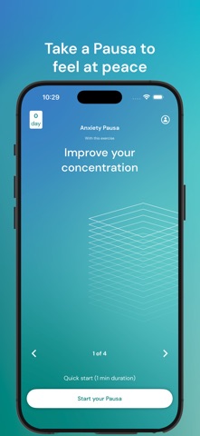 Pausa | Guided breathing Screenshot 1 of 4