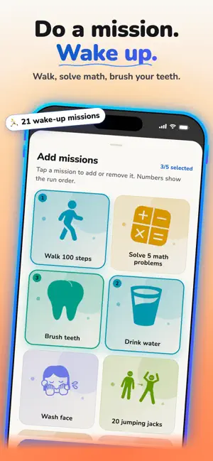 Wakr: Mission Alarm, No Snooze screenshot 2