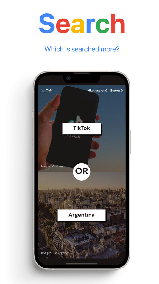 #2. The Higher or Lower Game (iOS) Podle: Lacuna 5