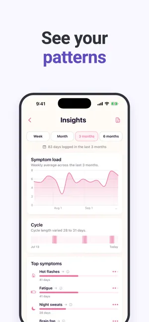 Perimenopause Symptom Tracker screenshot 4