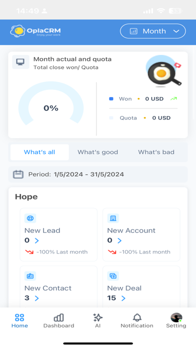 Opla CRM Pro Screenshot