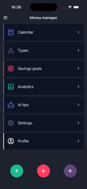Money Manager Smart screenshot 1