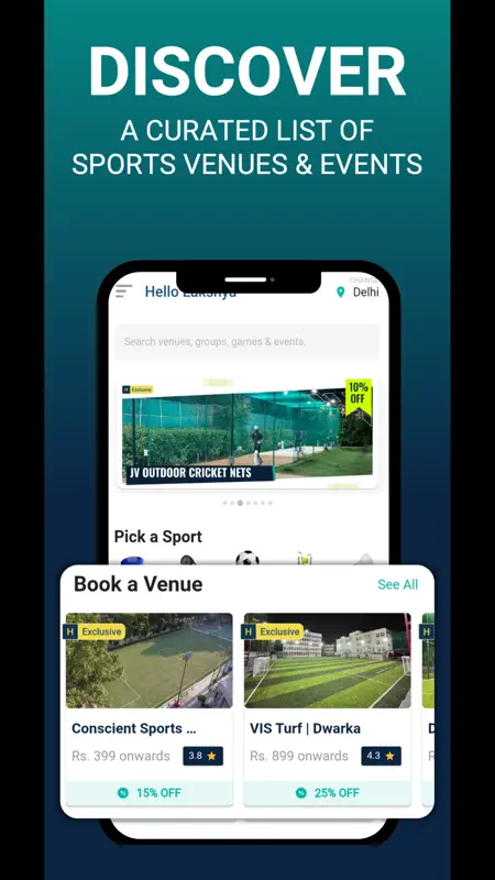 Hudle: Find Sports Activities screenshot 1 of 5
