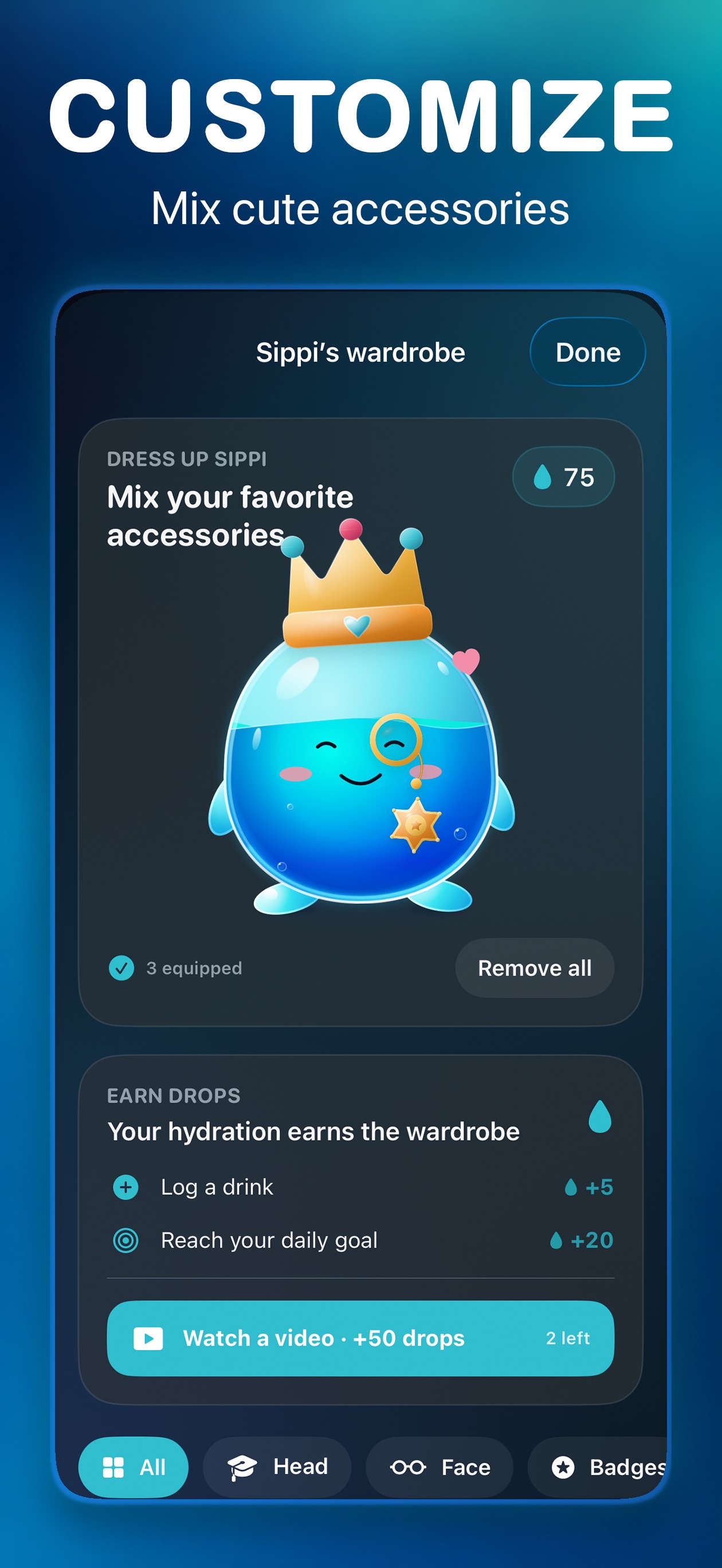 Screenshot 4 of Sippi - Water Tracker