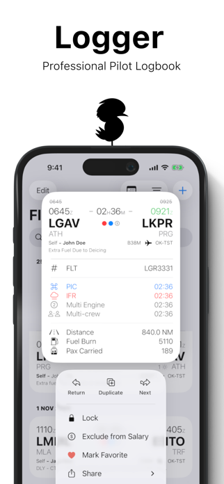 Pilot Logbook - Logger Screenshot 1 of 10