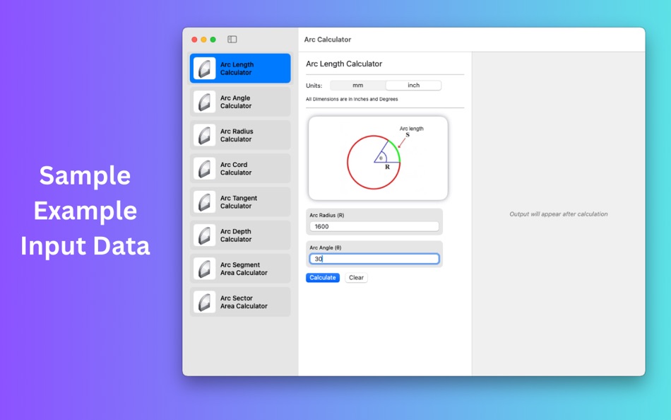#9. Arc Calculation (macOS) di: Imran Pinjara