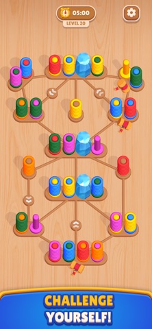 Color Ring Sort iPhone screenshot