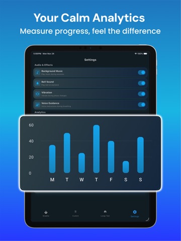 Breathing Exercises Lungs Test iPad screenshot