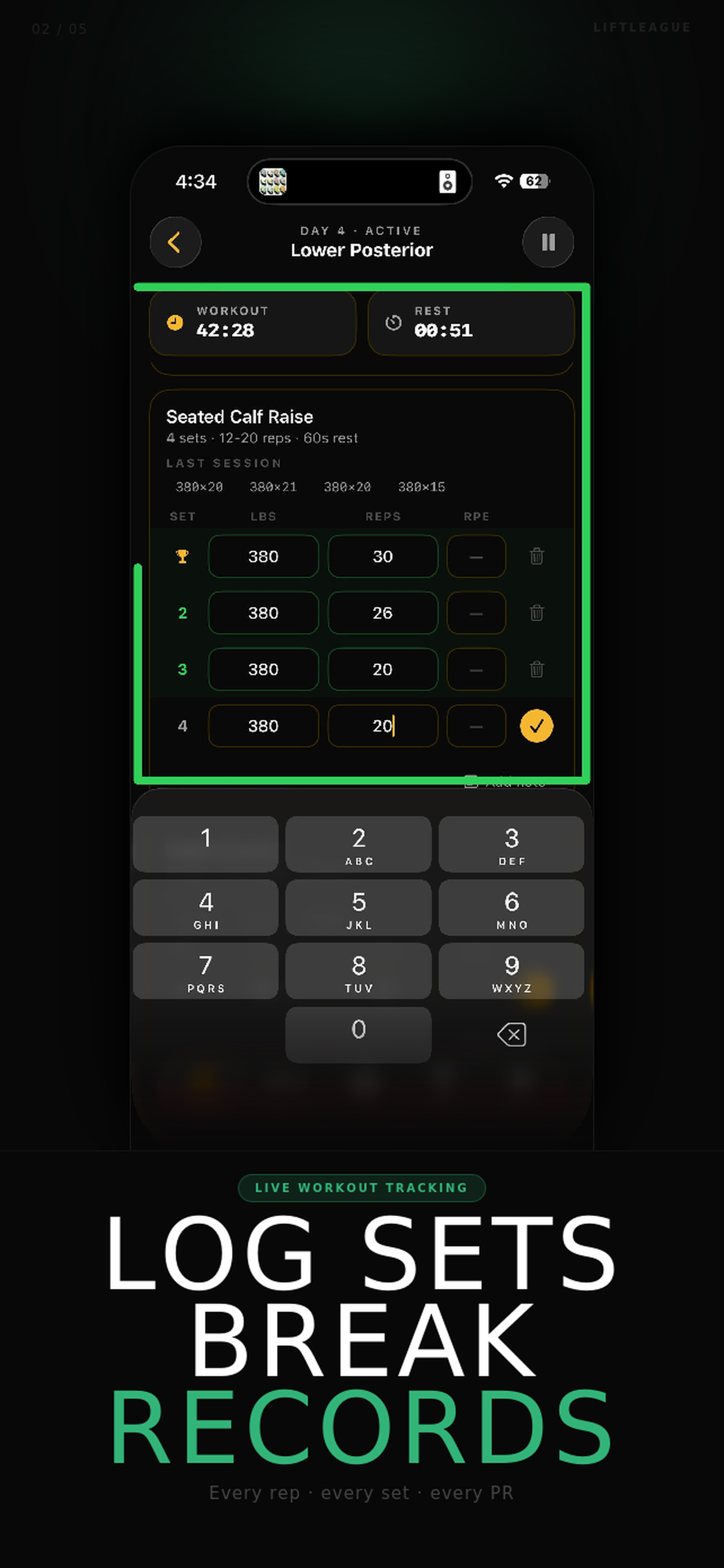 LiftLeague - Gym Tracker
