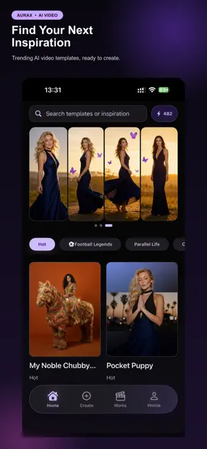 Aurax - AI Video Generator screenshot 1