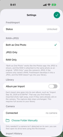FreshImport: Camera & SD Card screenshot 3