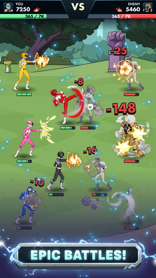 #8. Power Rangers Mighty Force (iOS) Podle: Eastside Games