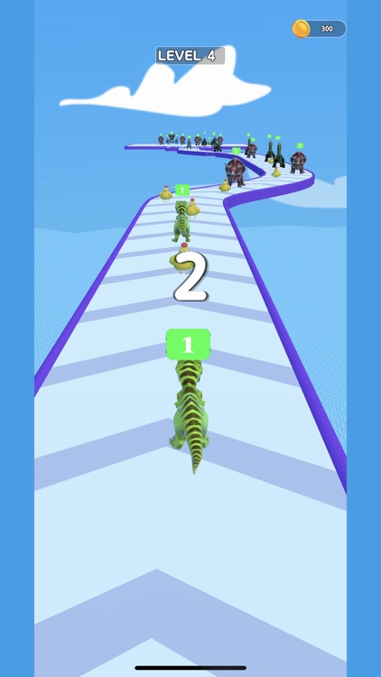 Merge Dinosaurs Run Battle