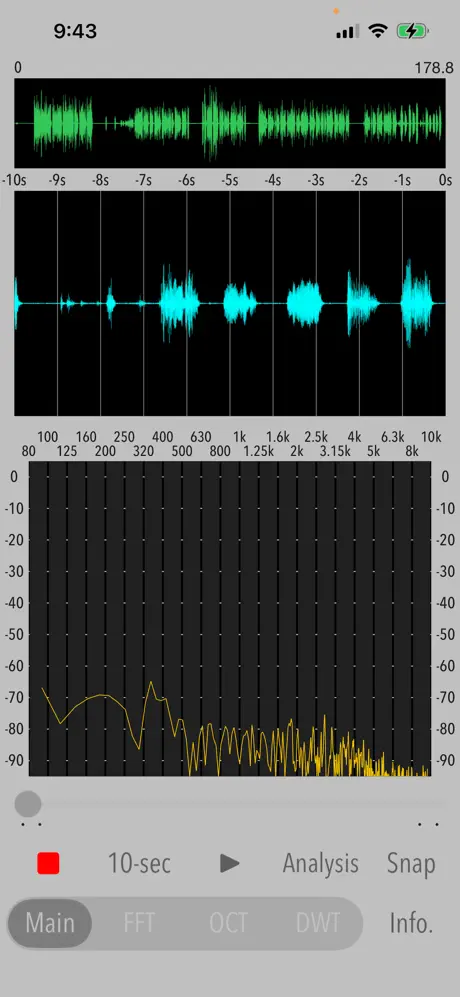Wavelet Voice Sonogram screenshot 5