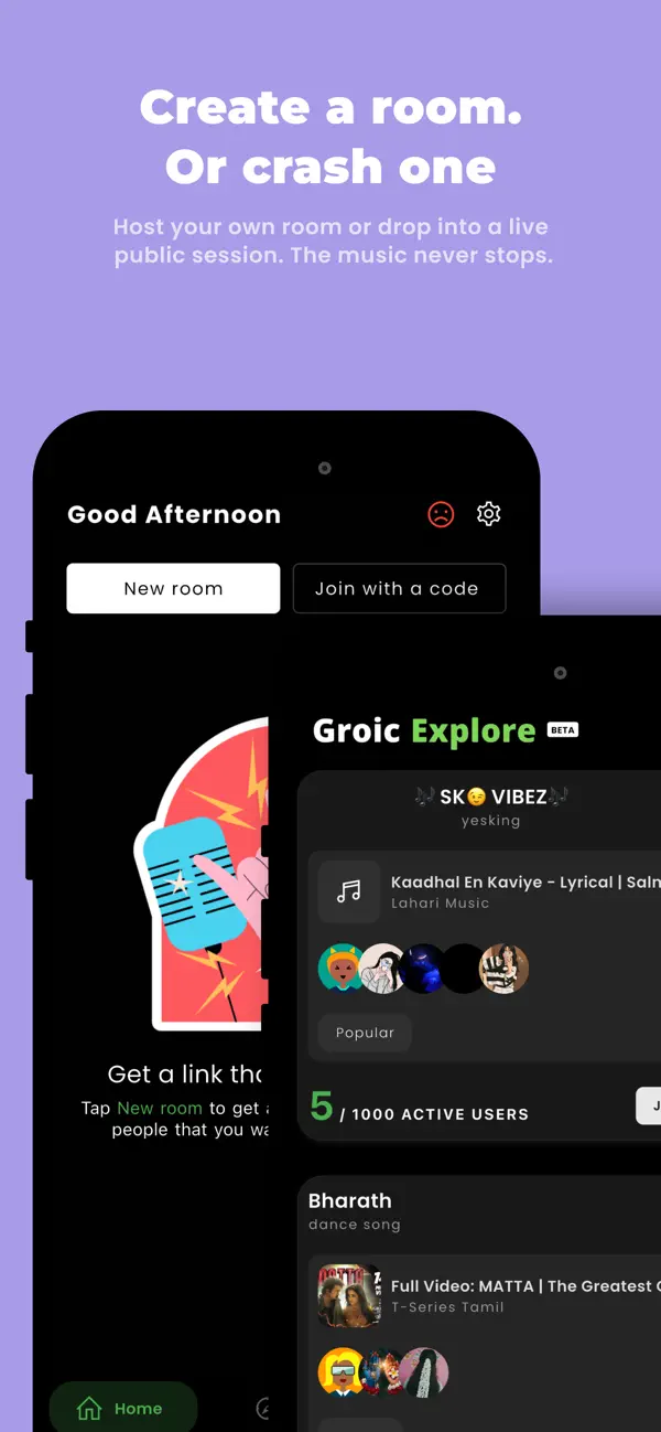 Groic : Listen music togther Screenshot 6