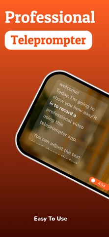 Video Recorder  & Teleprompter iPhone screenshot