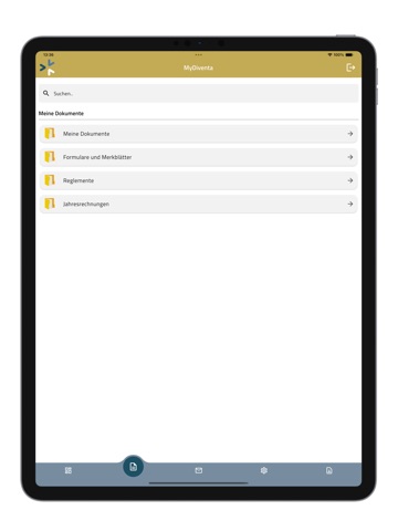 myDiventa iPad screenshot