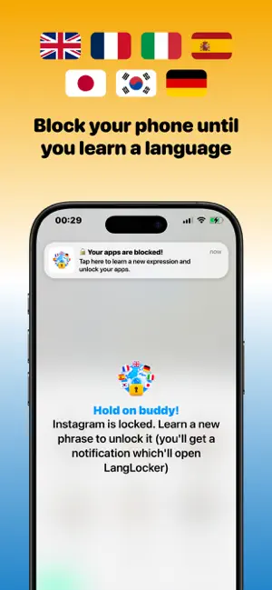 LangLocker: Language Blocker screenshot 1