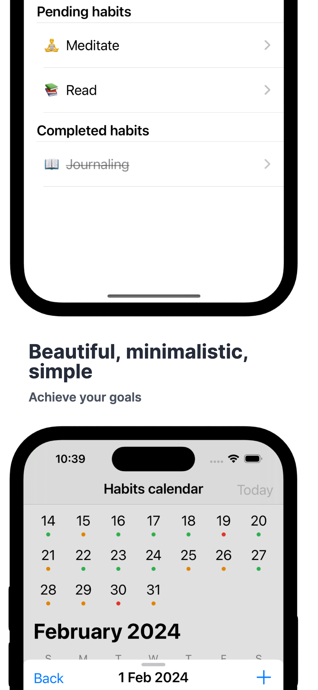 Minimalist Habit Tracker