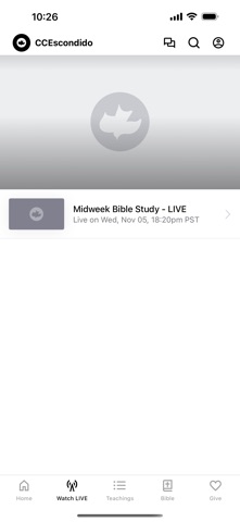 Calvary Chapel Escondido app screenshot 2