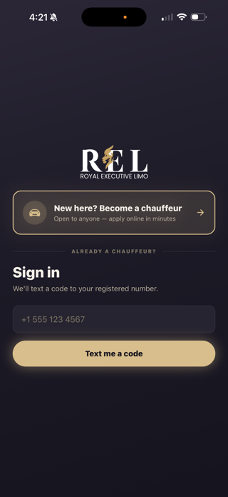 REL Chauffeur Screenshot 1 of 7