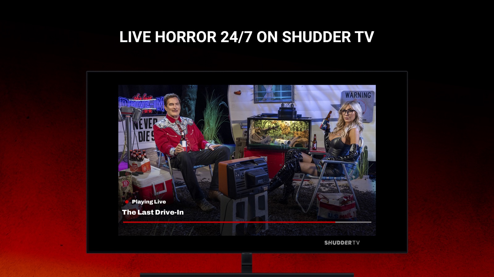 Shudder: Horror & Thrillers apple_tv screenshot 4