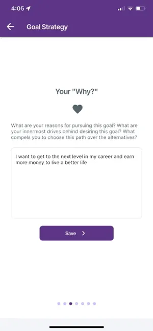 PursuitPal Goal Copilot screenshot 2