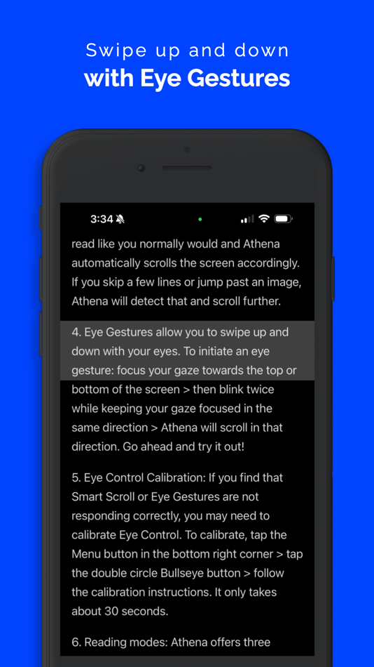 #5. Athena Eye Control - Reader (iOS) 由: Athena Accessible Technology, Inc.