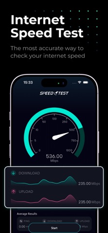Speed Test & Wi-Fi Analyzer iPhone screenshot 1
