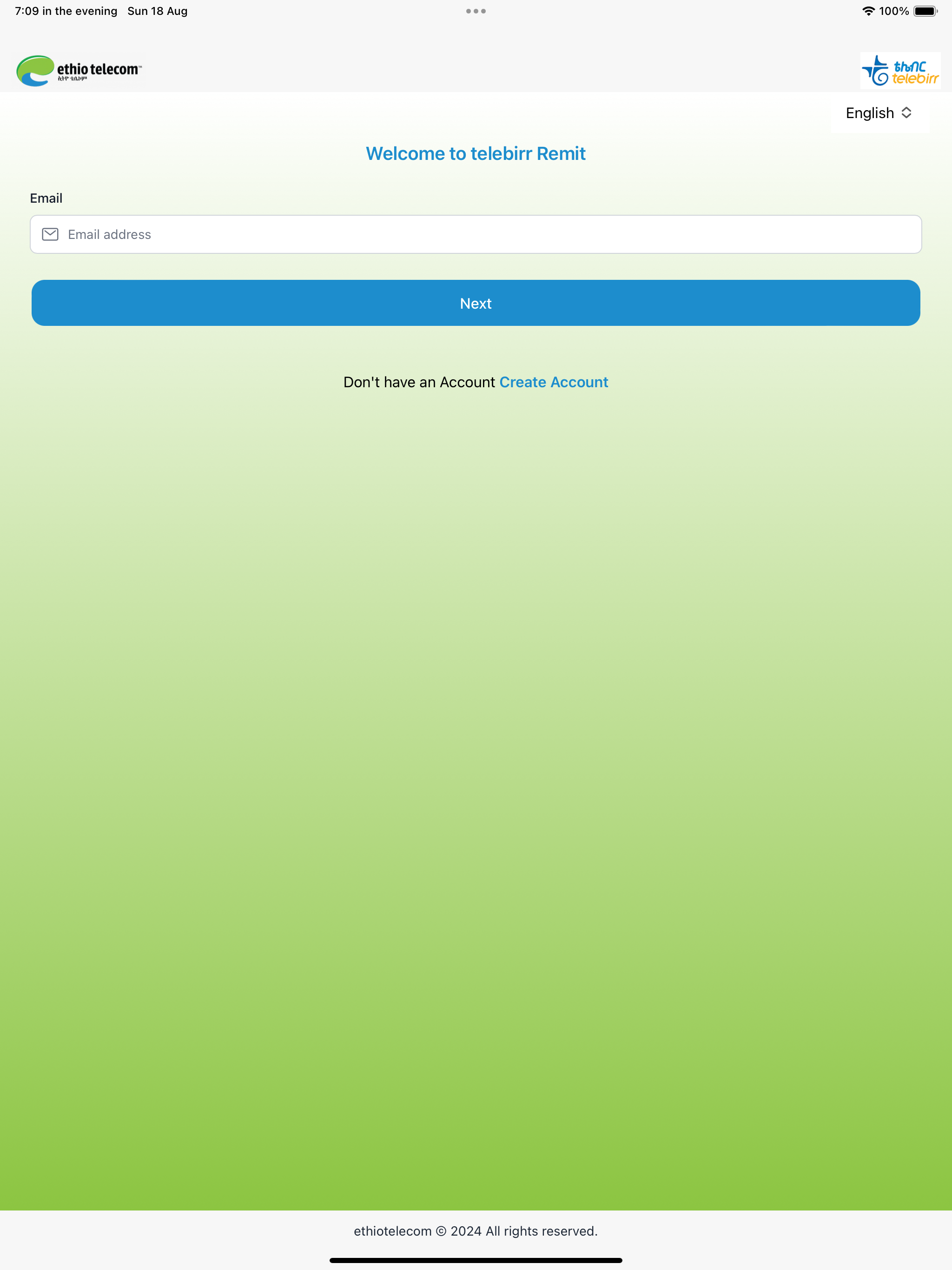 telebirr Remit screenshot 8